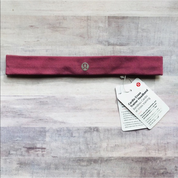 lululemon athletica Accessories - LULULEMON NEW Cardio Cross Trainer Headband Rose
